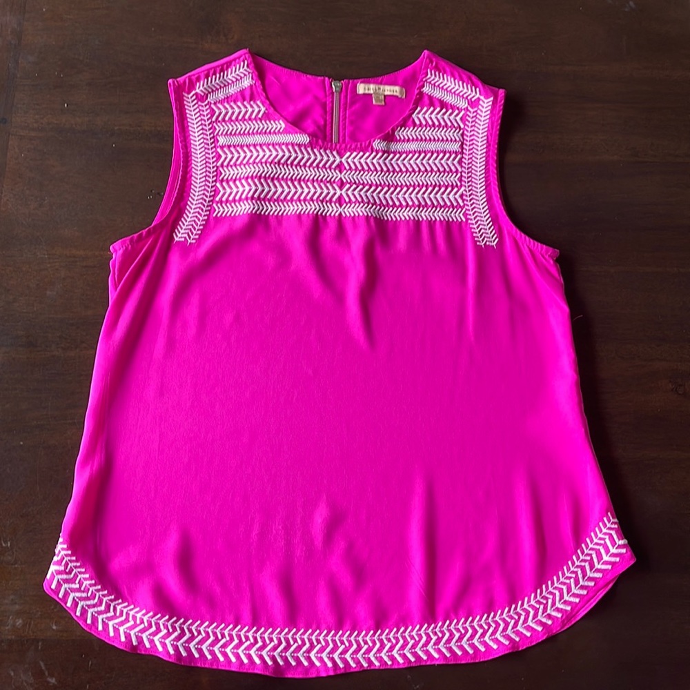 Hot Pink Gibson & Latimer tank top blouse